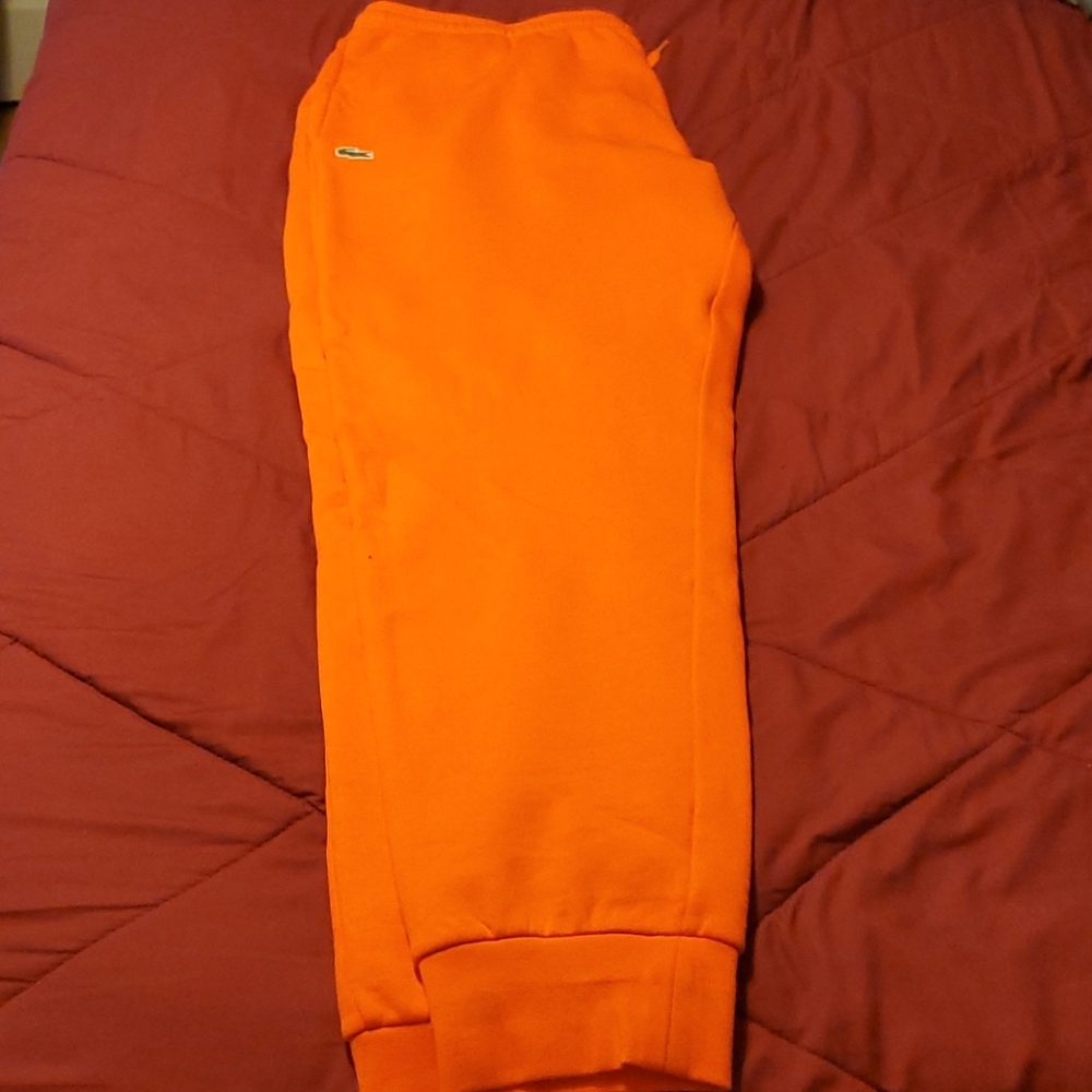 Lacoste orange 3x jogger